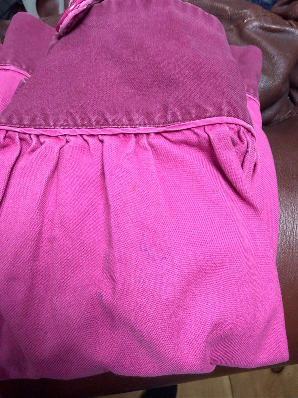 The Children's Place Dress / Jumper Pink & Purple Heavy Cotton Size 5 - Picture 6 of 6